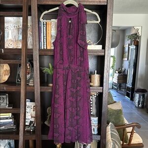 Purple Sleeveless Dress